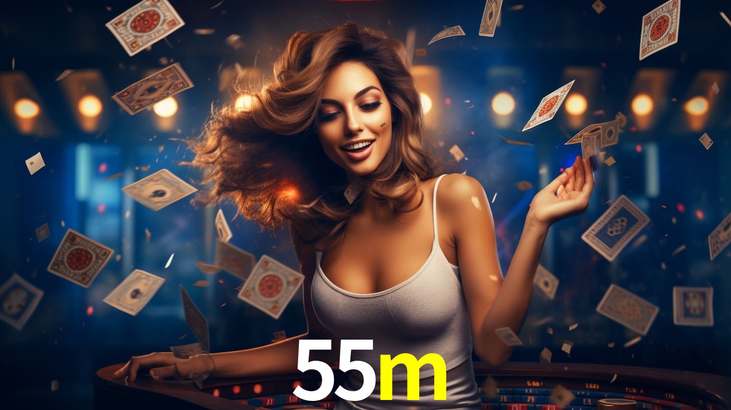 Sinta a adrenalina dos jogos de cassino com 55m